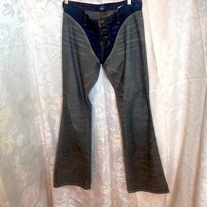 Von Dutch sz 29, chaps style, two-tone jeans